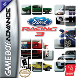 Ford Racing 3 box art for GameBoy Advance